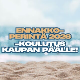 Ennakkoperintä 2026 -koulutus kaupan päälle